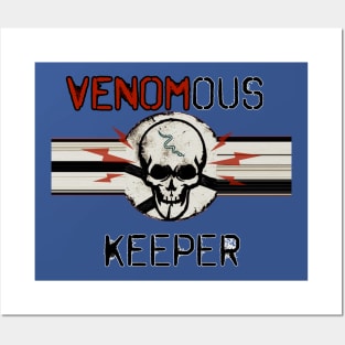 Venomous Keeper Skull (original) Posters and Art